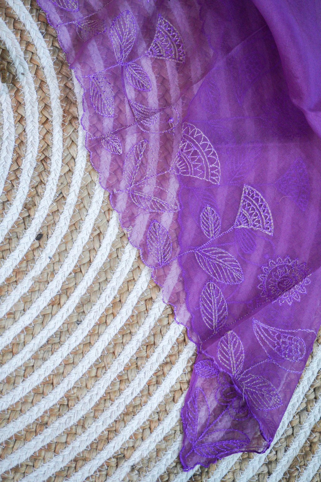 PURPLE ORGANZA