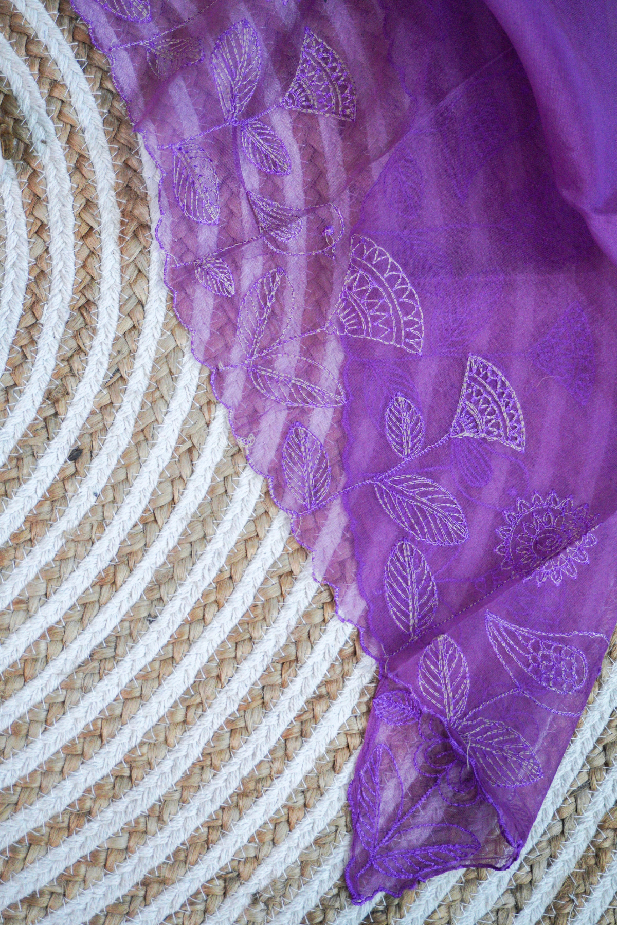 PURPLE ORGANZA