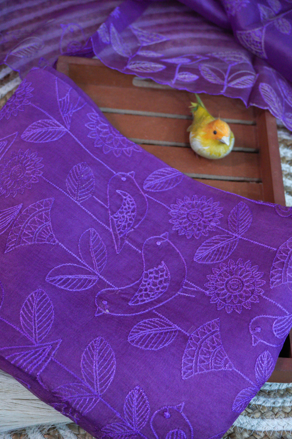 PURPLE ORGANZA
