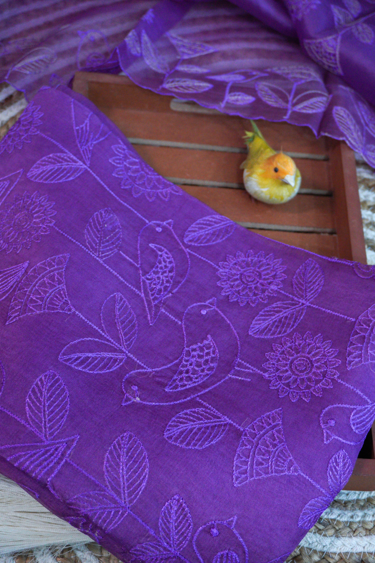 PURPLE ORGANZA