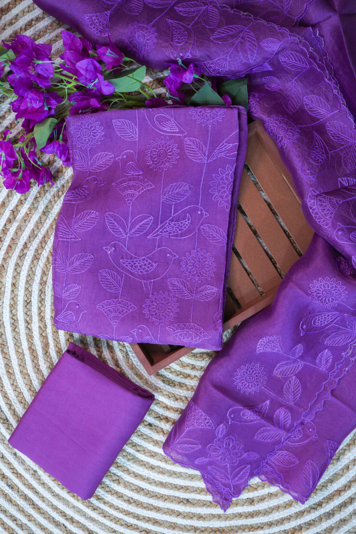 PURPLE ORGANZA