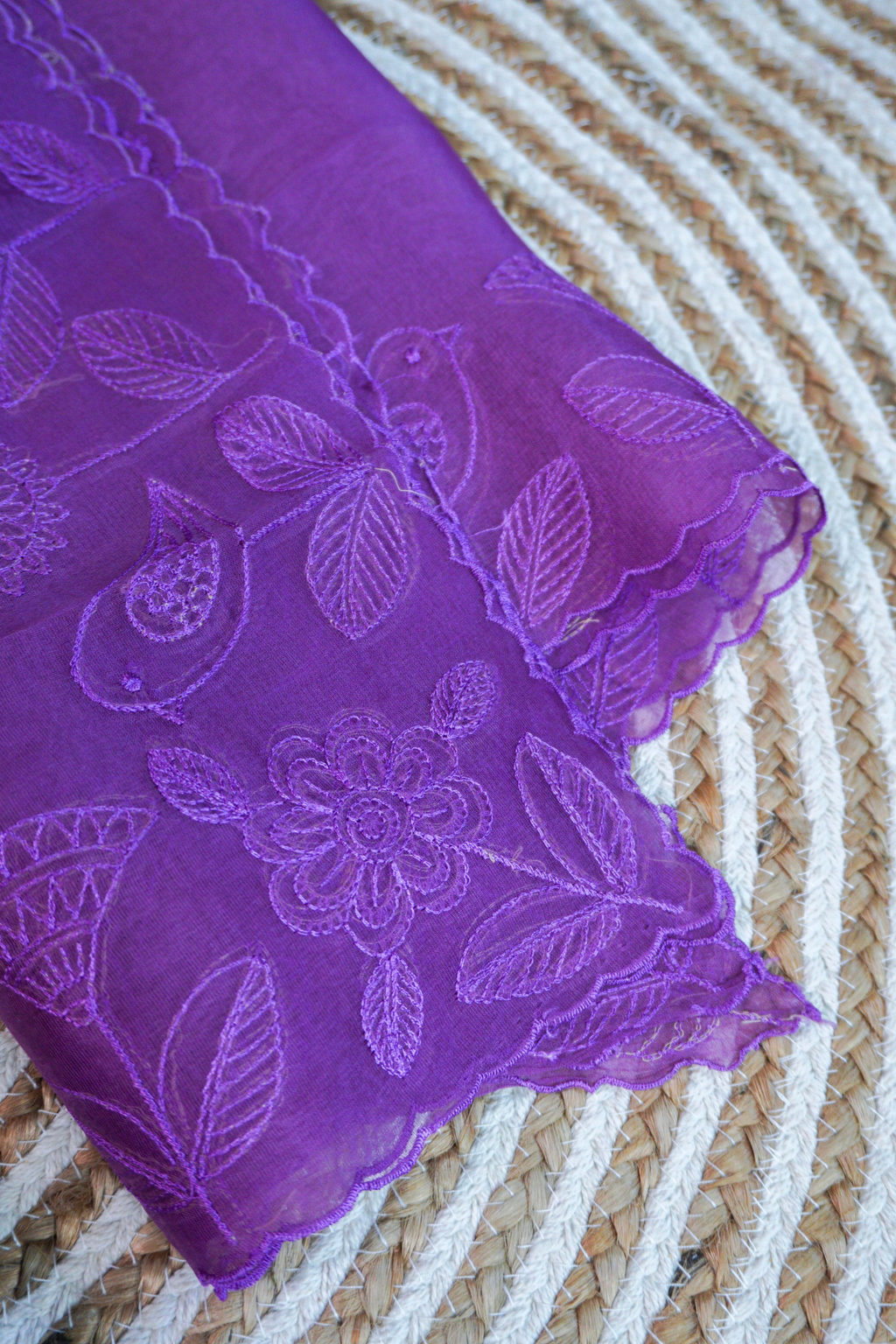 PURPLE ORGANZA
