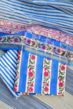 BLUE PINK FLORAL