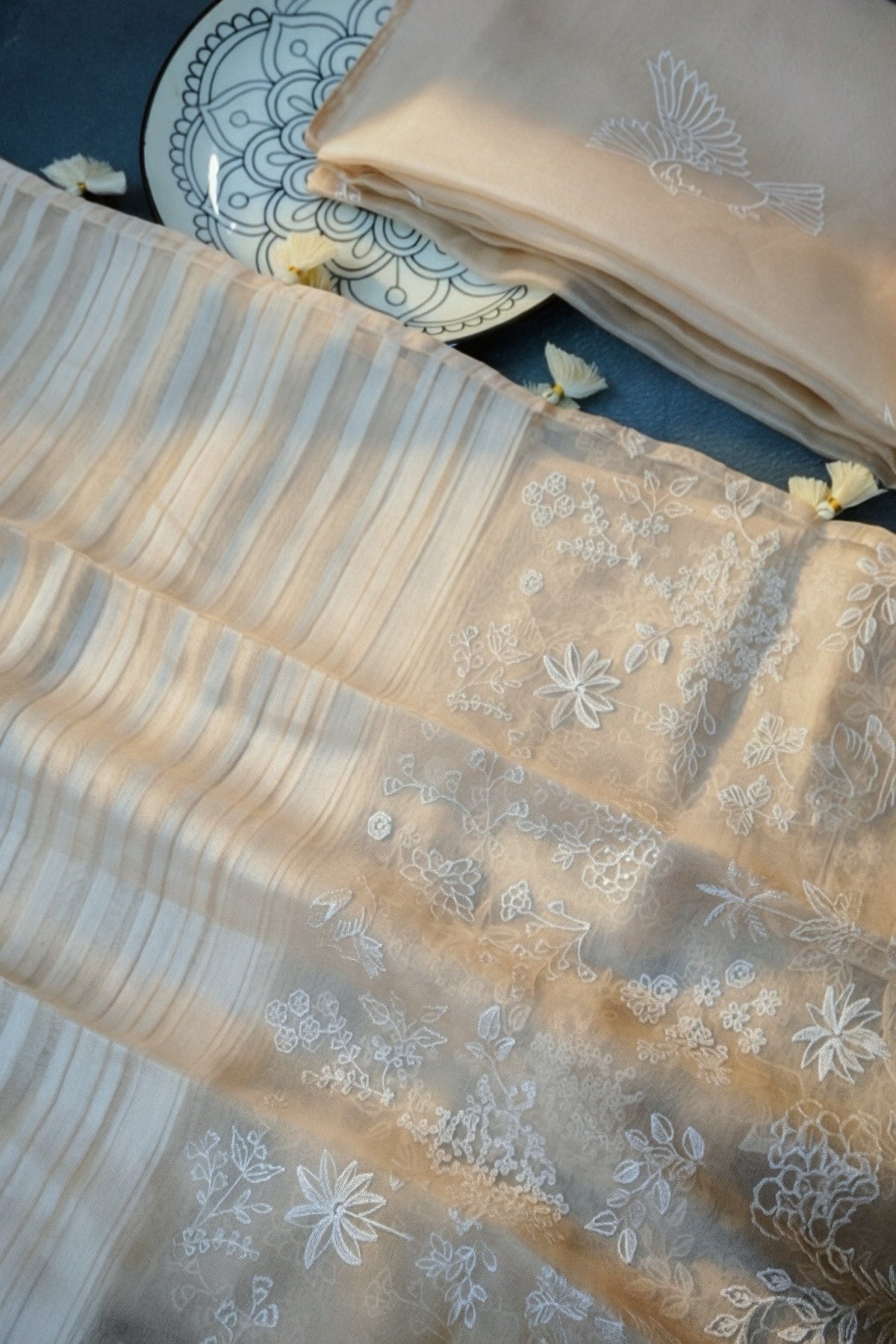 PEACH ORGANZA