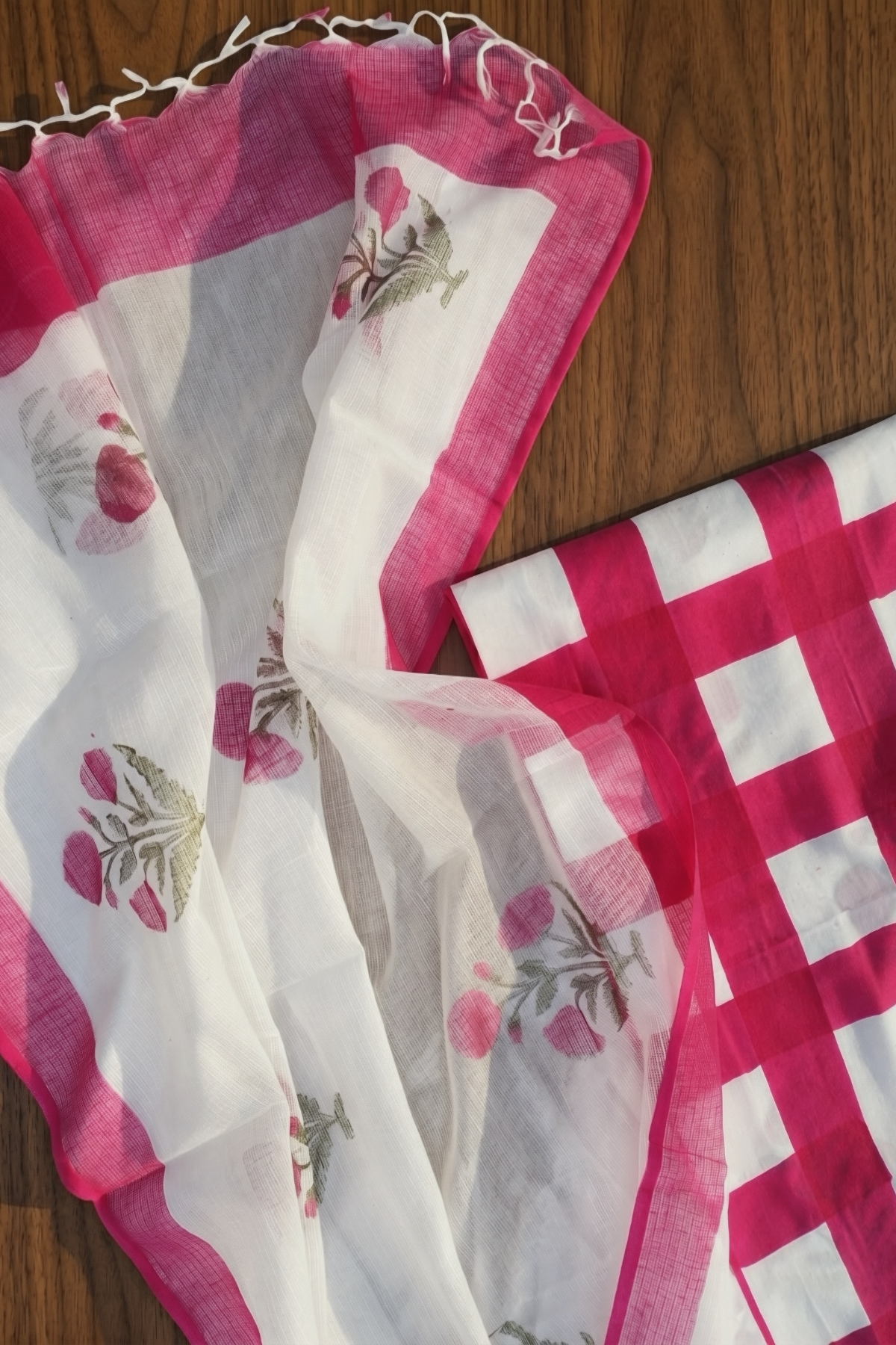 PINK CHECKED